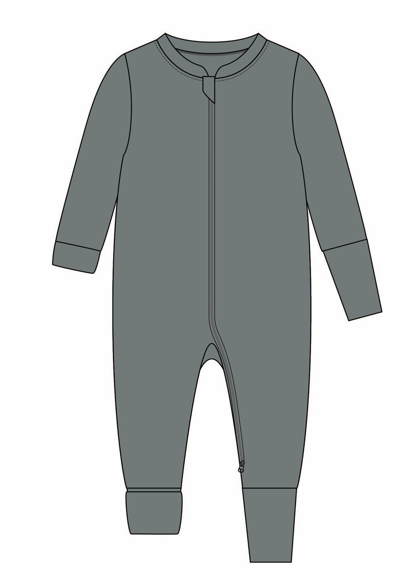 Big Kids Grow-on Romper - wholesale