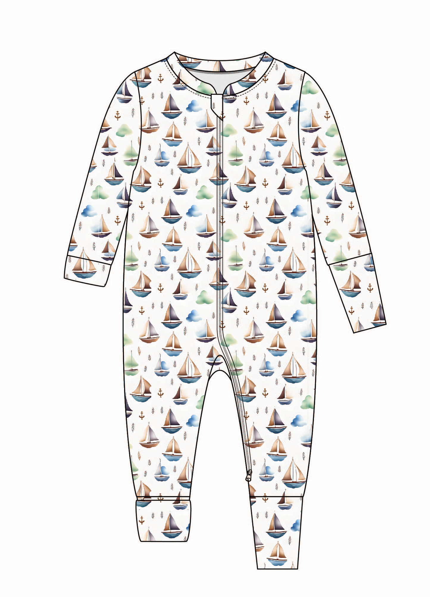 Big Kids Grow-on Romper - wholesale