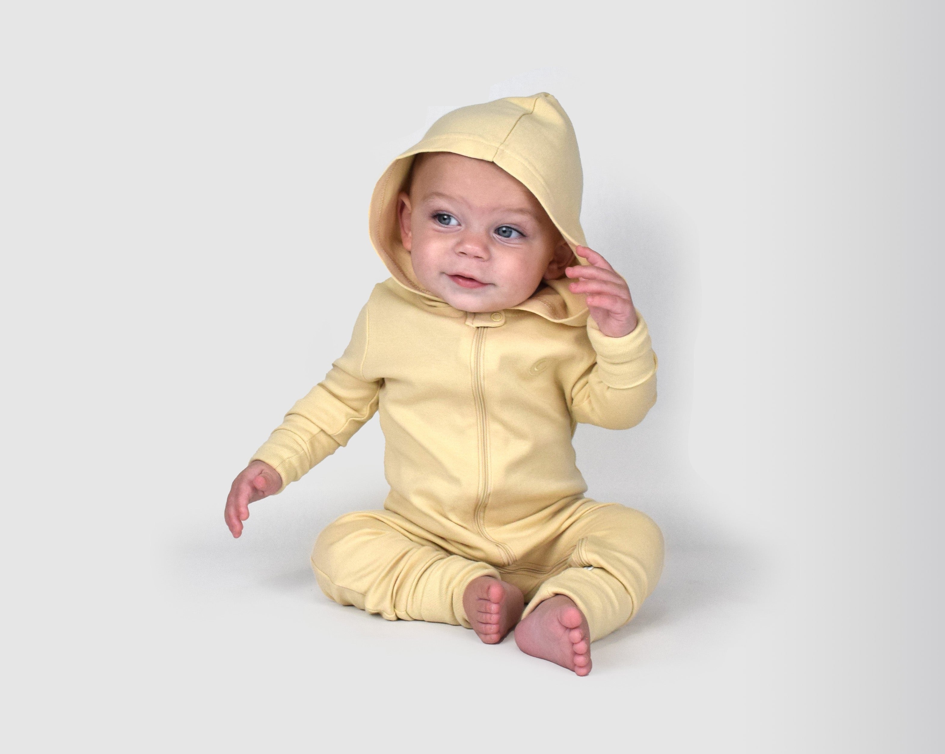 Grow-on Romper with Hood